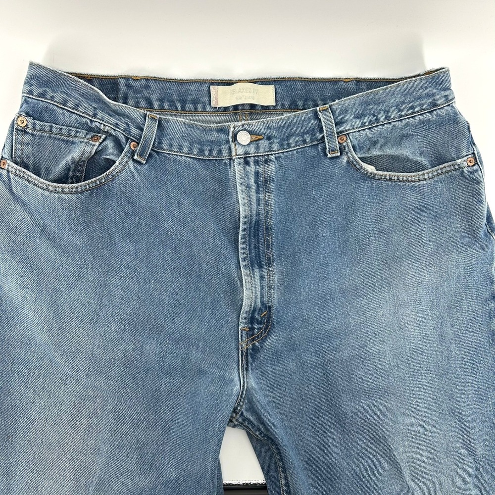 Levis 550 Relaxed Fit Jeans Mens 42x32 Medium Blue Denim Classic Straight Leg